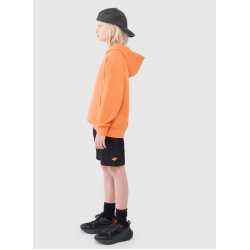 4F Chlapčenská mikina s kapucňou  4FJWSS25TSWSM1712 oranžová