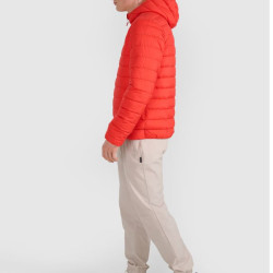 4F pánska páperová syntetická bunda M598 red