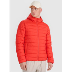 4F pánska páperová syntetická bunda M598 red
