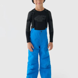 4F Chlapčenské lyžiarske nohavice s membránou 5000 modré 4FJWAW24TFTRM654