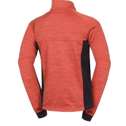 Northfinder Pánsky trekingový melanžový sveter JULISTE brickblack