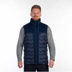 Northfinder Pánska hybridná vesta zateplená ORVILLE VE-3460OR bluenights