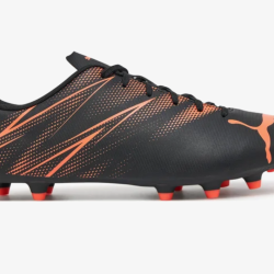 Puma junior kopačky Attacanto Fg/Ag JR black-glowing red 