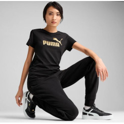 PUMA dámske tričko ESS METALLIC black