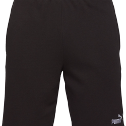PUMA pánske bavlnené šortky ESS No.1 black PUMA pánske bavlnené šortky ESS No.1 black
