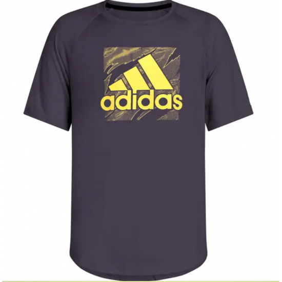 Adidas detské tričko B LOGO T tmavomodré 