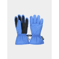 4F Detské lyžiarske rukavice cobalt 4FJWAW24AFGLU130