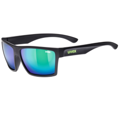 uvex lgl 29 black mat green/mirror green s3