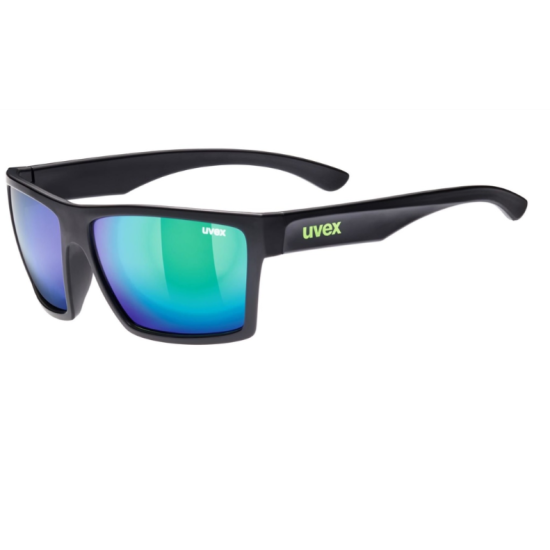 uvex lgl 29 black mat green/mirror green s3