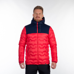Northfinder Pánska bunda zateplená hybridná WOODROW redblue BU-5132OR 