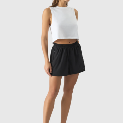 4F DÁMSKE PLÁŽOVÉ ŠORTKY 4FWSS24UBDSF094 black 