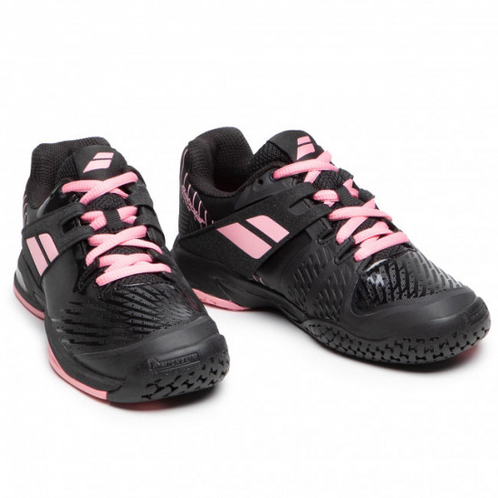 Tenisová obuv Babolat propulse ac jr black/pink