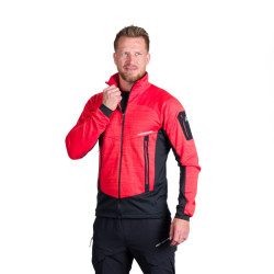 NORTHFINDER GENNARO pánsky sveter MI-3866OR redblack