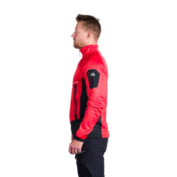 NORTHFINDER GENNARO pánsky sveter MI-3866OR redblack