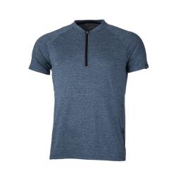 Northfinder TR-3507MB pánske cyklistické tričko s polovičným zipsom MASDY green