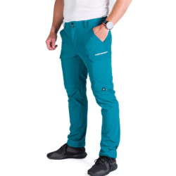 Northfinder pánske trekkingové ľahké odzipsovateľné nohavice 2v1 MATT black NO-3934OR petroleum 