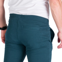 Northfinder pánske voľnočasové tepláky z organickej bavlny TUCKER inkblue