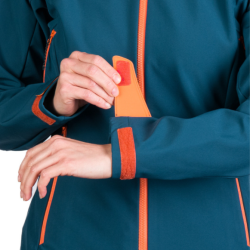 Northfinder Dámska turistická softshellová bunda PATTY BU-6182OR  inkblue 