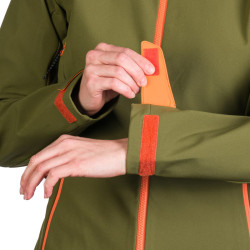 Northfinder Dámska turistická softshellová bunda PATTY BU-6182OR  olive