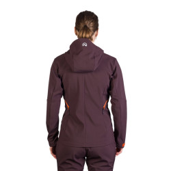 Northfinder Dámska turistická softshellová bunda PATTY BU-6182OR  plum 