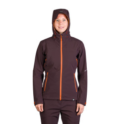 Northfinder Dámska turistická softshellová bunda PATTY BU-6182OR  plum 