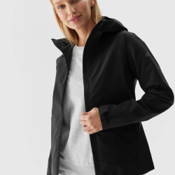4F DÁMSKA PRECHODNÁ BUNDA S MEMBRÁNOU 5000 - ČIERNA