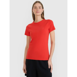 4F dámske tričko 4FWMM00TTSHF2255 red