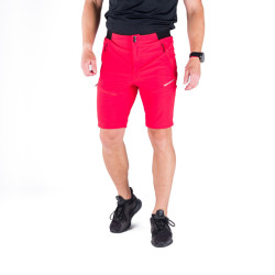 Northfinder Pánske aktívne ľahké elastické šortky ANDREAS red