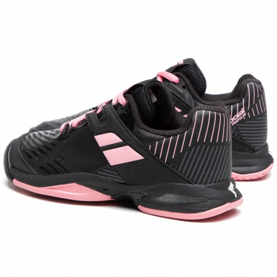 Tenisová obuv Babolat propulse ac jr black/pink