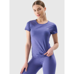 4F Dámske rýchloschnúce tréningové regular tričko - tmavomodré