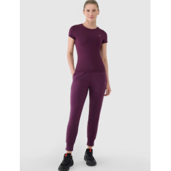 4F Dámske rýchloschnúce tréningové regular tričko fialové 4F Dámske rýchloschnúce tréningové regular tričko fialové