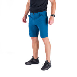 Northfinder Pánske elastické mestské kraťasy džínsový strih LUCA inkblue