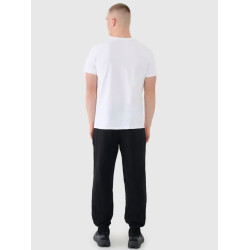 4F pánske teplákové nohavice 4FWMM00TTROM1139 čierne