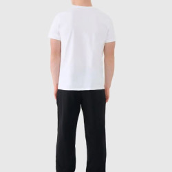 4F pánske teplákové nohavice 4FWMM00TTROM1139 čierne