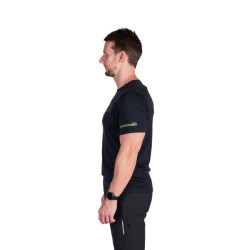 Pánske outdoorové merino tričko OLEK black Pánske outdoorové merino tričko OLEK black