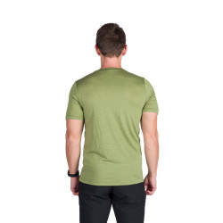 Northfinder Pánske outdoorové merino tričko RAINER green