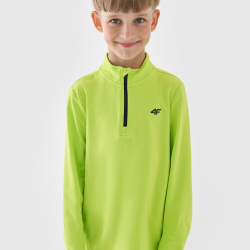 4F Chlapčenská česaná spodná termobielizeň canary green 