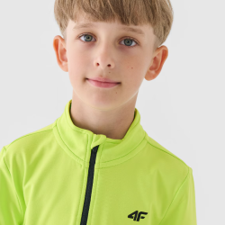 4F Chlapčenská česaná spodná termobielizeň canary green 