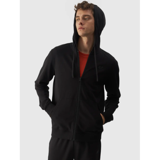 4F pánska mikina s kapucňou SM1466 black 4F pánska mikina s kapucňou SM1466 black