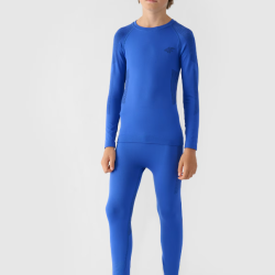 4F Chlapčenská bezšvová spodná termobielizeň (súprava) - cobalt