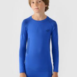 4F Chlapčenská bezšvová spodná termobielizeň (súprava) - cobalt