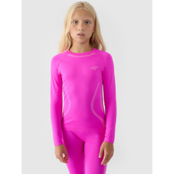 4F dievčenské bezšvové termoprádlo 4FJWAW24USEAF150-55S hot pink 