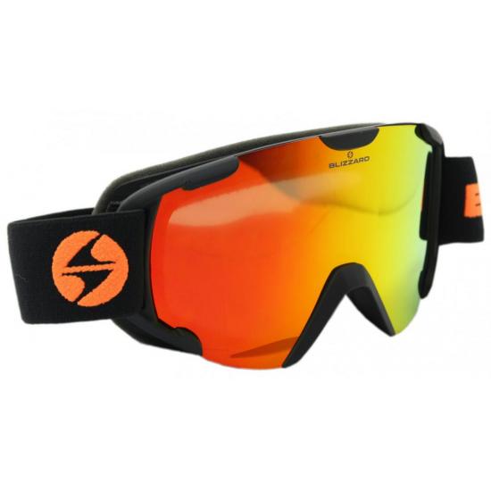 BLIZZARD lyžiarske okuliare SKI GOG. 938 MAVZO Matt/Black/Smoke/Revo/Orange