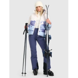 Lyžiarska bunda dámska 4F svetlomodrá