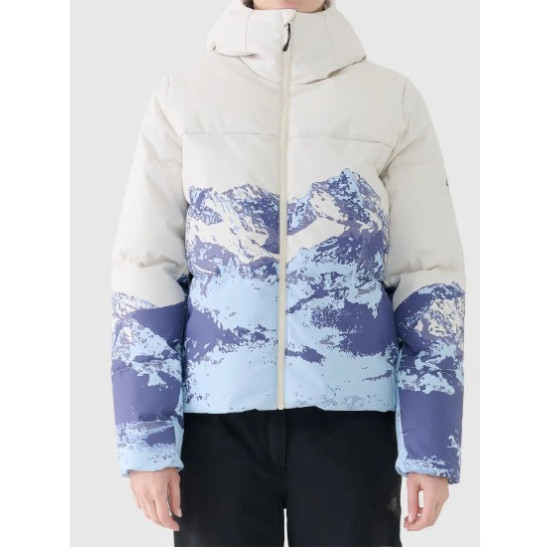 Lyžiarska bunda dámska 4F svetlomodrá Lyžiarska bunda dámska 4F svetlomodrá