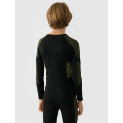 4F Chlapčenská bezšvová spodná termobielizeň (súprava) canary green