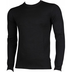 VOXX pánske merino funkčné tričko s dlhým rukávom IN01 black 