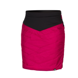 Northfinder Dámska zatepľujúca sukňa celorozopínacia BILLIE SU-4605OR cherry