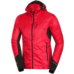 Northfinder pánska bunda trekingová s izoláciou Primaloft® BU-5135OR DON redblack 