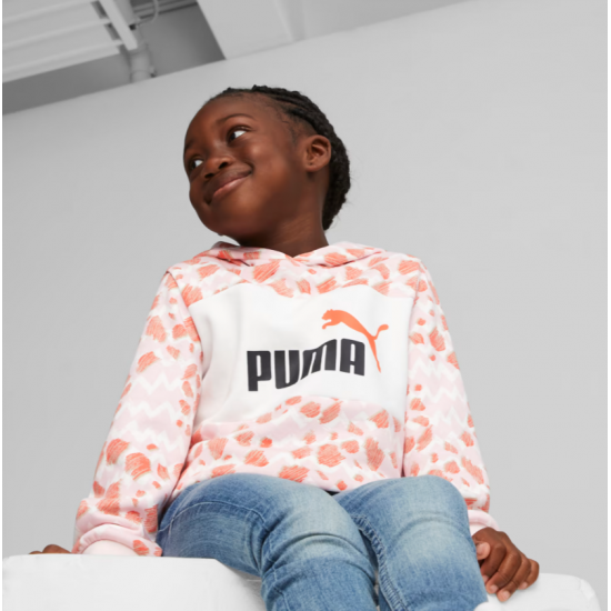 Puma detská mikina s kapucňou Essentials Mix Match Puma detská mikina s kapucňou Essentials Mix Match